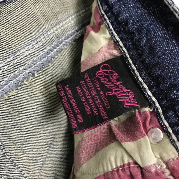 Rock & Roll Cowgirl Mid Rise Skinny Jeans Tall Inseam - Picture 12 of 15